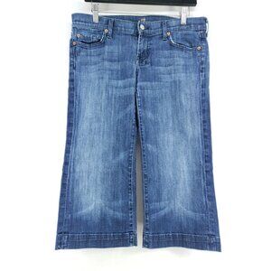 7 For All Man Kind Denim Capri Women's Size 30